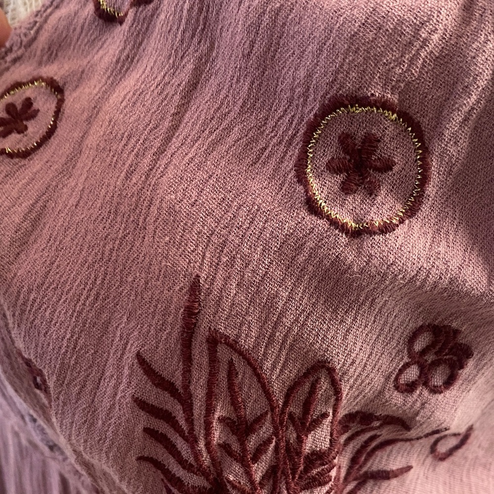 Wild Pearl Dusty Rose Halter Midi Dress - Picture 11 of 16